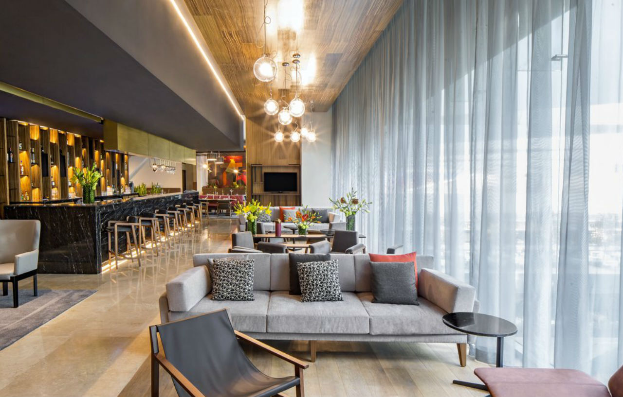 Fiesta Americana Mexico Toreo Esterno foto The lounge at the hotel